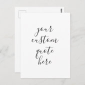 Creëer Uw eigen offerte Briefkaart (Voorkant / Achterkant)