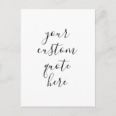 Creëer Uw eigen offerte Briefkaart (Voorkant)