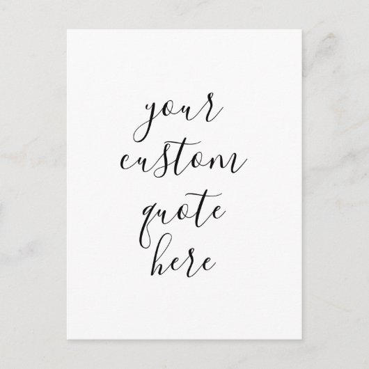 Creëer Uw eigen offerte Briefkaart (Voorkant)