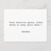 Creëer Uw eigen offerte Briefkaart (Voorkant)