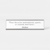 Creëer Uw eigen offerte Bureau Naambordje (Voorkant)