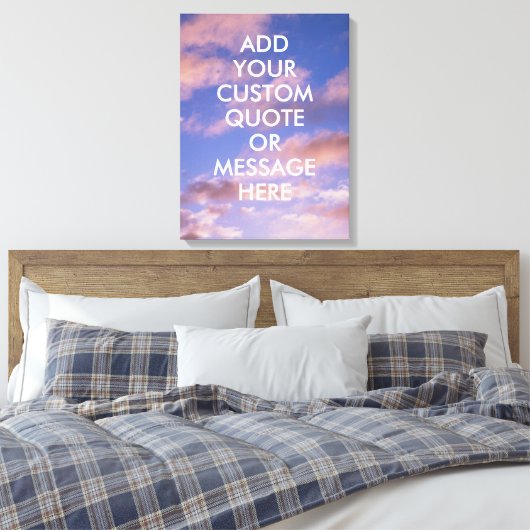 Creëer Uw eigen offerte Canvas Afdruk (Insitu (Slaapkamer))