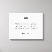 Creëer Uw eigen offerte Canvas Afdruk (Voorkant)