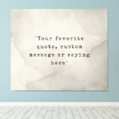 Creëer Uw eigen offerte Canvas Afdruk (Insitu (Houten vloer))