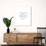 Creëer Uw eigen offerte Canvas Afdruk<br><div class="desc">Creëer uw eigen aangepaste canvaswandkunst. Biedt minimalistische typografie voor schrijfmachines.</div>