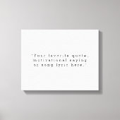 Creëer Uw eigen offerte Canvas Afdruk (Voorkant)