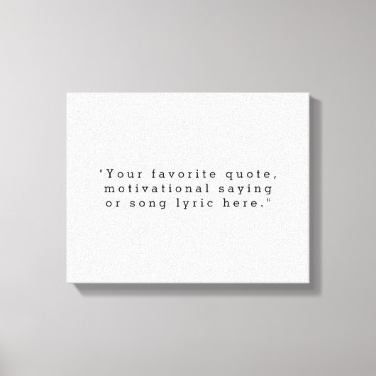 Creëer Uw eigen offerte Canvas Afdruk (Voorkant)