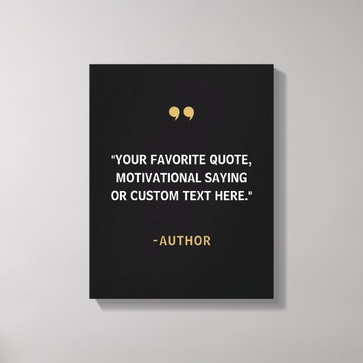 Creëer Uw eigen offerte Canvas Afdruk (Voorkant)