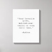 Creëer Uw eigen offerte Canvas Afdruk (Voorkant)