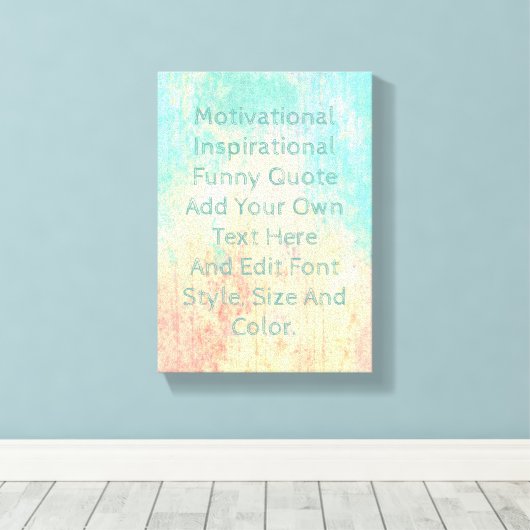 Creëer uw eigen offerte canvas afdruk (Insitu (Houten vloer))