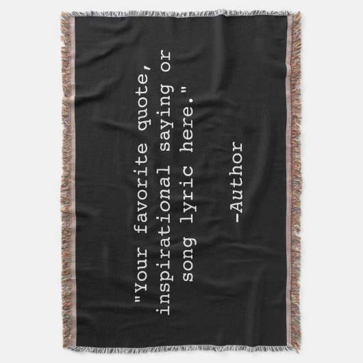 Creëer Uw eigen offerte Deken (Voorkant Verticaal)