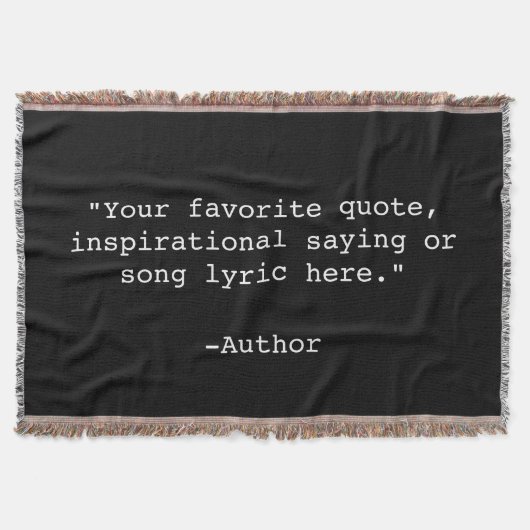 Creëer Uw eigen offerte Deken (Voorkant)