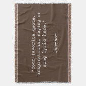 Creëer Uw eigen offerte Deken (Voorkant Verticaal)