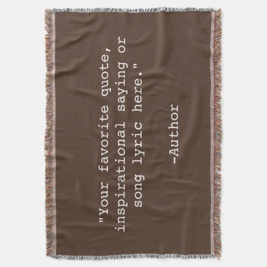 Creëer Uw eigen offerte Deken (Voorkant Verticaal)