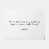 Creëer Uw eigen offerte Deurmat (Voorkant)