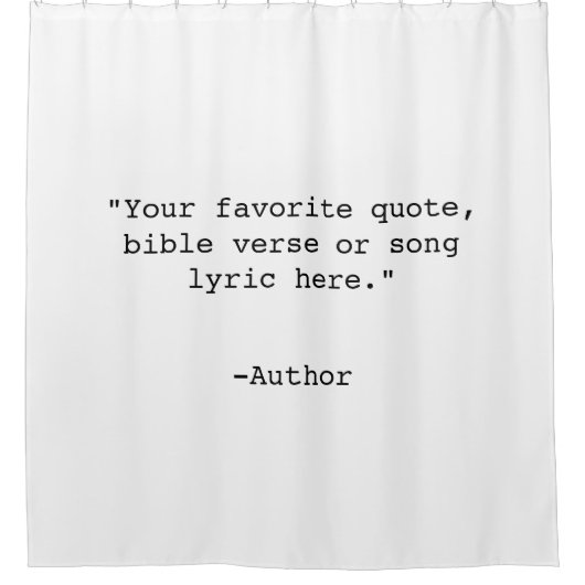 Creëer Uw eigen offerte Douchegordijn (Voorkant)