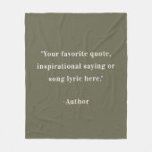 Creëer Uw eigen offerte Fleece Deken (Voorkant)