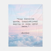 Creëer Uw eigen offerte Fleece Deken (Voorkant)