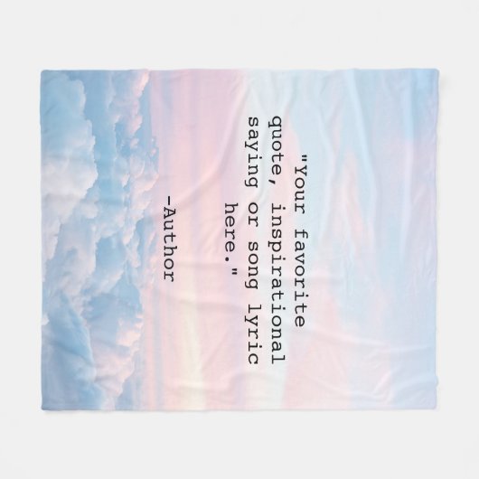 Creëer Uw eigen offerte Fleece Deken (Voorkant (Horizontaal))