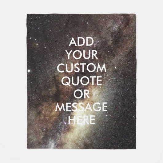 Creëer Uw eigen offerte Fleece Deken (Voorkant)