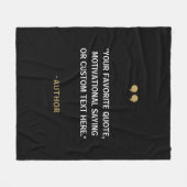 Creëer Uw eigen offerte Fleece Deken (Voorkant (Horizontaal))