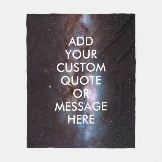 Creëer Uw eigen offerte Fleece Deken (Voorkant)