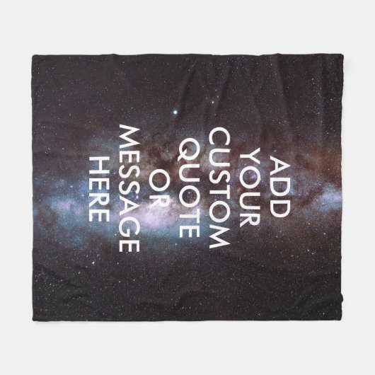 Creëer Uw eigen offerte Fleece Deken (Voorkant (Horizontaal))