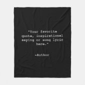 Creëer Uw eigen offerte Fleece Deken (Voorkant)