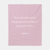 Creëer Uw eigen offerte Fleece Deken (Voorkant)