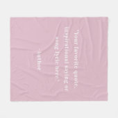 Creëer Uw eigen offerte Fleece Deken (Voorkant (Horizontaal))