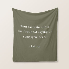 Creëer Uw eigen offerte Fleece Deken