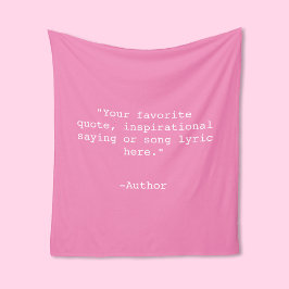 Creëer Uw eigen offerte Fleece Deken