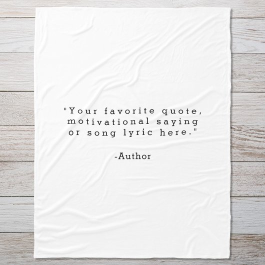 Creëer Uw eigen offerte Fleece Deken