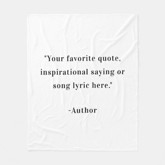 Creëer Uw eigen offerte Fleece Deken (Voorkant)