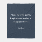 Creëer Uw eigen offerte Fleece Deken (Voorkant)