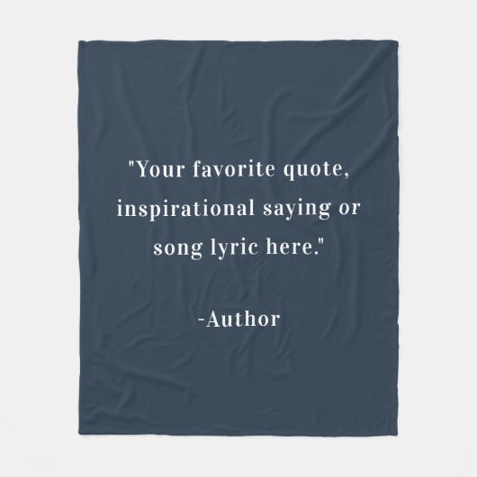 Creëer Uw eigen offerte Fleece Deken (Voorkant)