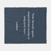 Creëer Uw eigen offerte Fleece Deken (Voorkant (Horizontaal))