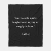 Creëer Uw eigen offerte Fleece Deken (Voorkant)