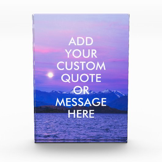 Creëer Uw eigen offerte Fotoblokken (Voorkant)