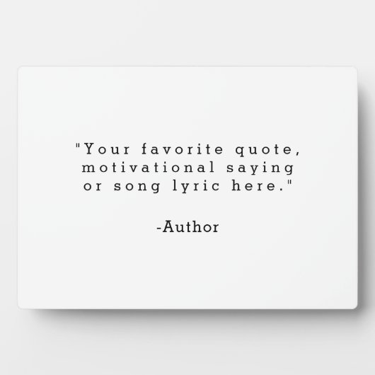 Creëer Uw eigen offerte Fotoplaat (voorkant)