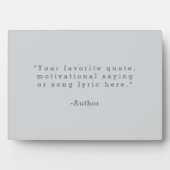 Creëer Uw eigen offerte Fotoplaat (voorkant)