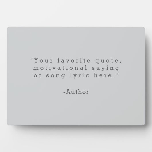 Creëer Uw eigen offerte Fotoplaat (voorkant)