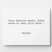 Creëer Uw eigen offerte Fotoplaat (Voorkant)