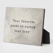 Creëer Uw eigen offerte Fotoplaat (Zijkant)