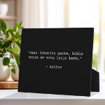 Creëer Uw eigen offerte Fotoplaat<br><div class="desc">Creëer uw eigen aangepaste offerte plaque. Voeg je favoriete gezegde,  songtekst,  bijbelvers of gepersonaliseerde tekst toe in minimalistische typografie.</div>