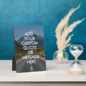 Creëer Uw eigen offerte Fotoplaat (Zijkant)