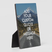 Creëer Uw eigen offerte Fotoplaat (Zijkant)