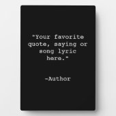 Creëer Uw eigen offerte Fotoplaat (voorkant)