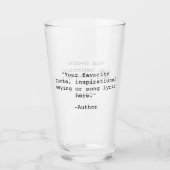 Creëer Uw eigen offerte Glas (Voorkant)