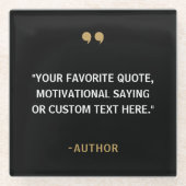 Creëer Uw eigen offerte Glazen Onderzetter (Voorkant)